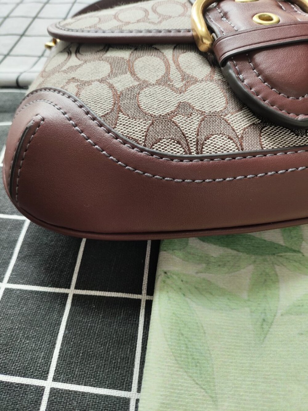 Coach Soho Vintage Monogram Underarm Bag - Picture 2 of 5